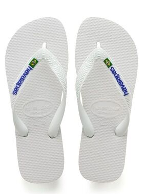 Havaianas Brazil Logo White Women’s Flip Flops 13